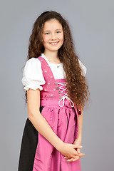 Image showing traditional bavarian girl