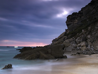 Image showing Beach at Night