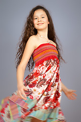 Image showing young girl dancing