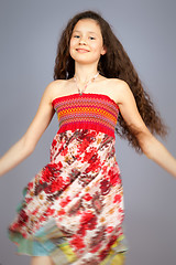 Image showing young girl dancing