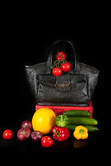 Image showing bag with vegetables