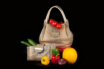 Image showing bag with vegetables