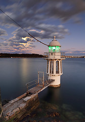 Image showing Cremorne Point Lighthouse Sydney Harbour