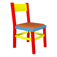 Image showing Colorful Child Chair