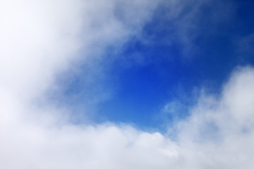 Image showing Cloudy sky at nice sun day