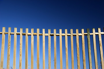 Image showing Fences in blue