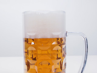 Image showing Lager beer glass