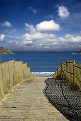 Image showing Path to the Beach