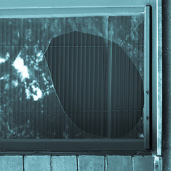 Image showing Broken glass