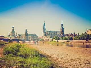 Image showing Elbe river in Dresden