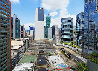 Image showing office buildings at day, hongkong kwun tong 