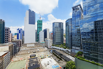 Image showing office buildings at day, hongkong kwun tong 