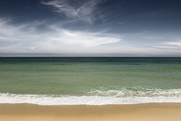 Image showing Green ocean