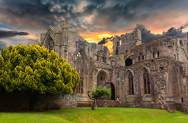 Image showing Ruins of an old monastery