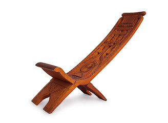 Image showing Unique wooden chair from Suriname