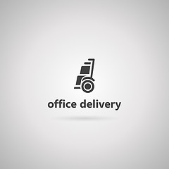 Image showing Vector illustration with icon for alternative transport for office.