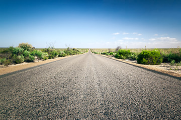 Image showing road to horizon
