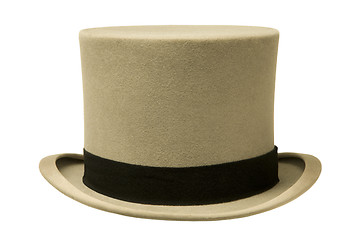 Image showing Vintage Gray Top Hat