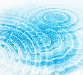 Image showing Blue water ripples abstract background 