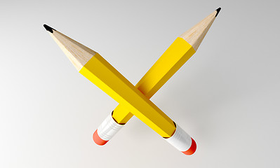 Image showing Two pencils.