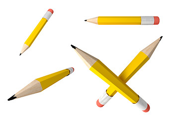 Image showing Pencil icons set.