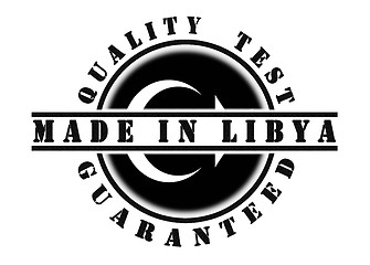 Image showing Quality test guaranteed stamp 