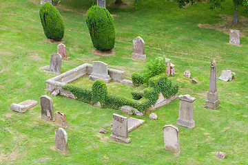 Image showing Old Scottish graveyard