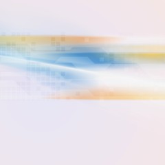 Image showing Abstract tech vector background