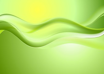 Image showing Abstract bright waves design