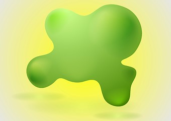 Image showing Abstract green shape