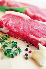 Image showing Raw steak