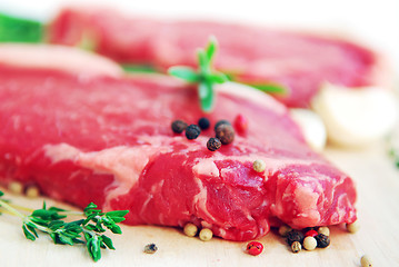 Image showing Raw steak