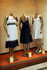 Image showing Boutique window