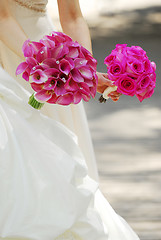 Image showing Bride and bridesmaid