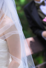 Image showing Bride and groom