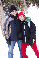 Image showing Winter family fun