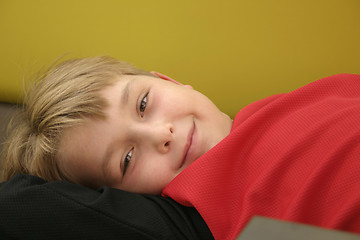 Image showing Happy Relaxed Child