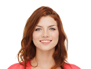 Image showing smiling teenage girl in casual clothes