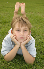 Image showing Boy in the park