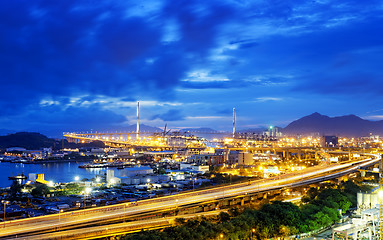 Image showing traffic in Hong Kong