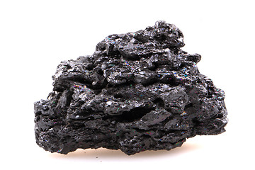 Image showing synthetic corundum mineral (look like meteor) 