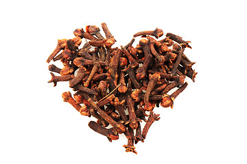 Image showing clove heart (spice) 
