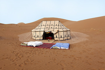 Image showing Place to sleep in the desert