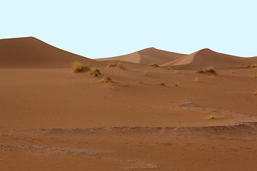 Image showing Dunes in the desert