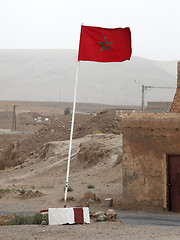 Image showing Moroccon flag