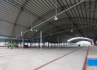 Image showing Empty market hall