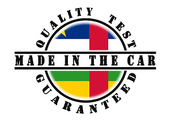 Image showing Quality test guaranteed stamp 