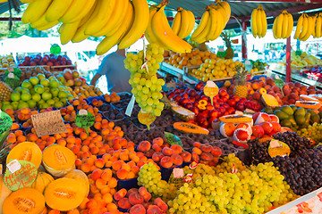 Image showing Fruit market stall.