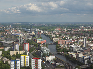 Image showing Berlin aerial view