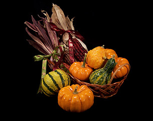 Image showing Autumn Harvest Basket